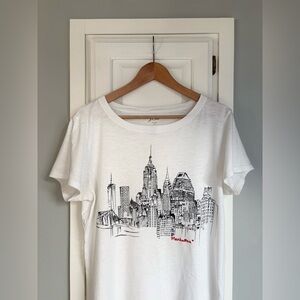 J. Crew || Manhattan Graphic Tee
